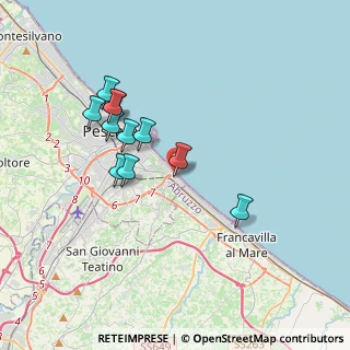 Mappa Viale Primo Vere, 65129 Pescara PE, Italia (3.45727)
