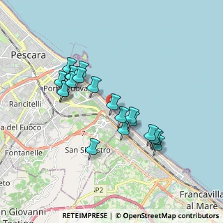 Mappa Viale Primo Vere, 65129 Pescara PE, Italia (1.7305)