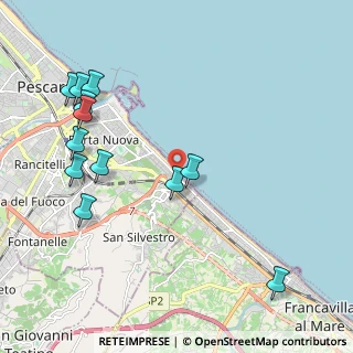 Mappa Viale Primo Vere, 65129 Pescara PE, Italia (2.53833)