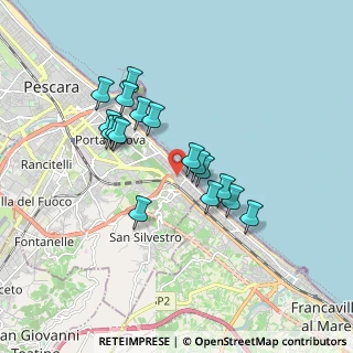 Mappa Piazza Alcyone, 65129 Pescara PE, Italia (1.58412)