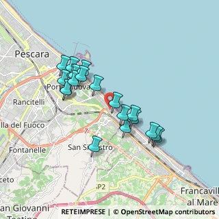 Mappa Piazza Alcyone, 65129 Pescara PE, Italia (1.69)