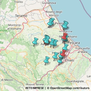 Mappa Via dei Sartori, 65017 Penne PE, Italia (11.5665)