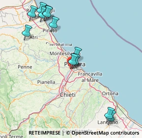 Mappa Via Madrid, 65010 Villa Raspa PE, Italia (20.06)