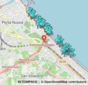Mappa Viale Antonelli, 65129 Pescara PE, Italia (0.84)