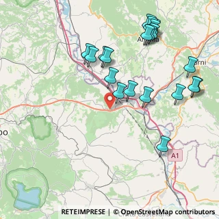 Mappa SP151, 01028 Orte VT, Italia (9.78)