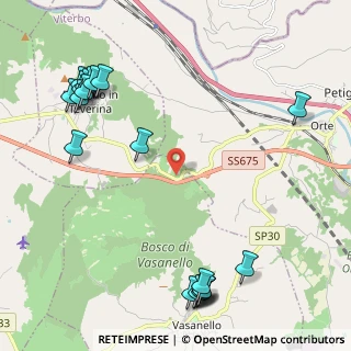 Mappa SP151, 01028 Orte VT, Italia (3.0925)