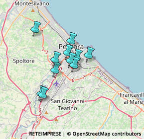 Mappa Via Alessandro Volta, 65100 Pescara PE, Italia (2.49273)