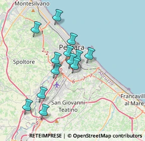 Mappa Via Alessandro Volta, 65100 Pescara PE, Italia (3.19462)