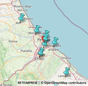 Mappa Via Alessandro Volta, 65100 Pescara PE, Italia (18.0025)