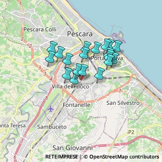 Mappa Via Alessandro Volta, 65100 Pescara PE, Italia (1.40105)