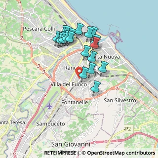 Mappa Via Alessandro Volta, 65100 Pescara PE, Italia (1.745)