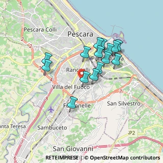 Mappa Via Alessandro Volta, 65100 Pescara PE, Italia (1.566)