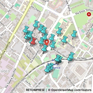 Mappa Via Alessandro Volta, 65100 Pescara PE, Italia (0.21111)