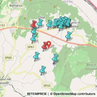 Mappa Strada Traversa della Crocetta, 01038 Soriano nel Cimino VT, Italia (2.06667)