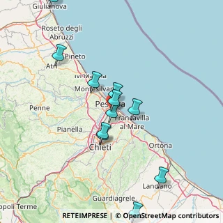 Mappa Via Vezza, 65129 Pescara PE, Italia (18.04667)