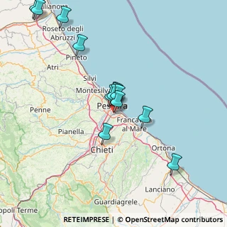 Mappa Via Vezza, 65129 Pescara PE, Italia (14.75385)