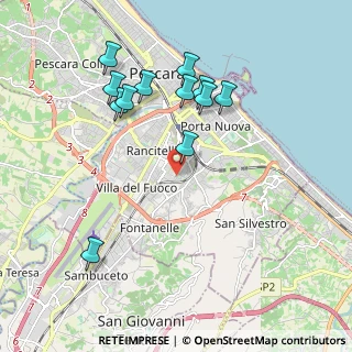 Mappa Via Vezza, 65129 Pescara PE, Italia (2.05833)