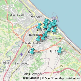 Mappa Via Vezza, 65129 Pescara PE, Italia (1.38071)