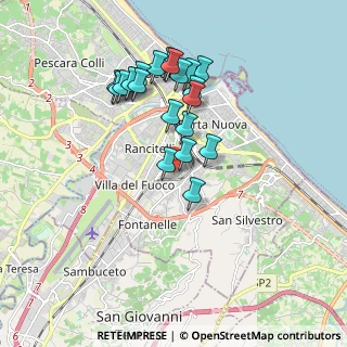 Mappa Via Vezza, 65129 Pescara PE, Italia (1.736)