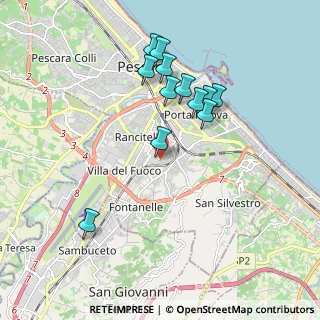 Mappa Via Vezza, 65129 Pescara PE, Italia (1.86333)