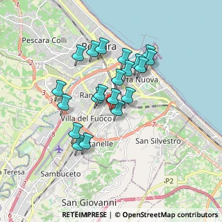 Mappa Via Vezza, 65129 Pescara PE, Italia (1.5695)