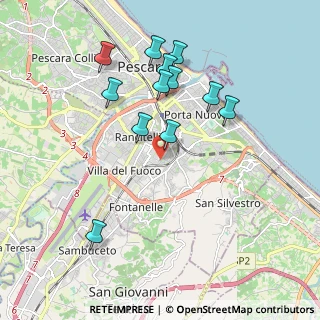 Mappa Via Vezza, 65129 Pescara PE, Italia (1.98667)
