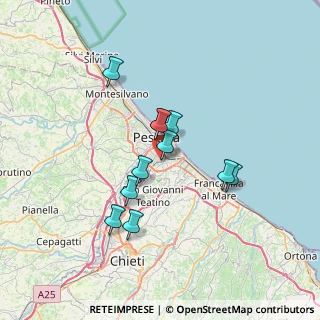 Mappa Via Vezza, 65129 Pescara PE, Italia (5.83545)