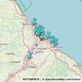 Mappa Via Vezza, 65129 Pescara PE, Italia (4.29545)