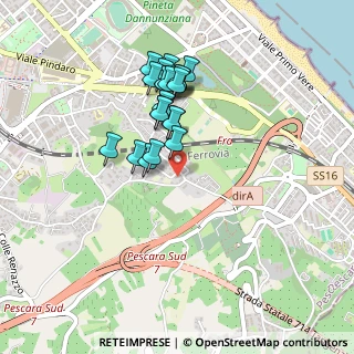 Mappa Str. Colle Pizzuto, 65129 Pescara PE, Italia (0.40727)