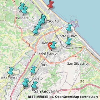 Mappa Via Lago Sant'Angelo, 65129 Pescara PE, Italia (3.005)