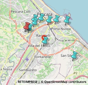 Mappa Via Lago Sant'Angelo, 65129 Pescara PE, Italia (1.89182)