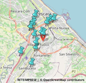 Mappa Via Lago Sant'Angelo, 65129 Pescara PE, Italia (1.58667)