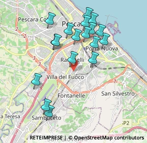 Mappa Via Lago Sant'Angelo, 65129 Pescara PE, Italia (1.99278)