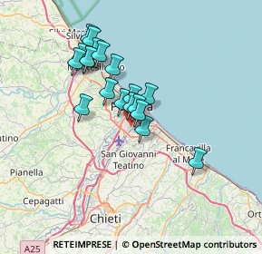 Mappa Via Lago Sant'Angelo, 65129 Pescara PE, Italia (5.93053)