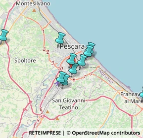 Mappa Via Lago Sant'Angelo, 65129 Pescara PE, Italia (3.76909)