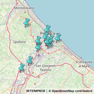 Mappa Via Lago Sant'Angelo, 65129 Pescara PE, Italia (2.62636)