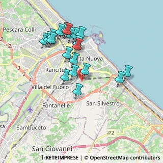 Mappa Via della Fornace Bizzarri, 65129 Pescara PE, Italia (1.894)