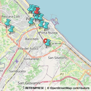 Mappa Via della Fornace Bizzarri, 65129 Pescara PE, Italia (2.70429)