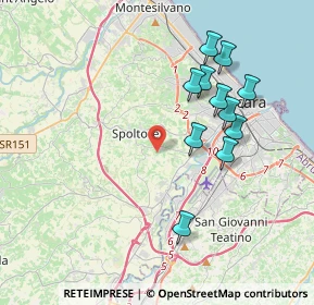 Mappa 65010 Spoltore PE, Italia (3.88909)