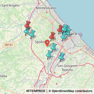 Mappa 65010 Spoltore PE, Italia (3.40917)