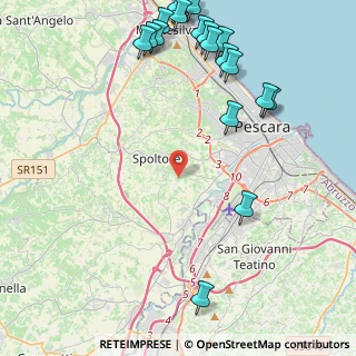 Mappa 65010 Spoltore PE, Italia (6.18158)