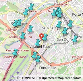 Mappa Via Tiburtina Valeria, 65100 Pescara PE, Italia (1.157)