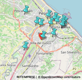 Mappa Via Tiburtina Valeria, 65100 Pescara PE, Italia (1.91929)