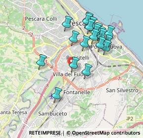 Mappa Via Tiburtina Valeria, 65100 Pescara PE, Italia (1.9115)