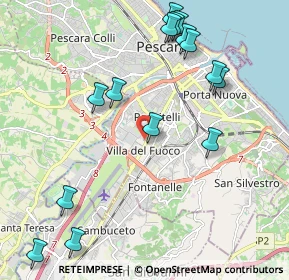 Mappa Via Tiburtina Valeria, 65100 Pescara PE, Italia (2.54)