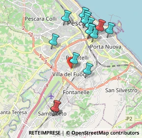 Mappa Via Tiburtina Valeria, 65100 Pescara PE, Italia (2.13)