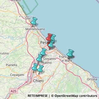 Mappa Via San Donato, 65129 Pescara PE, Italia (5.85364)