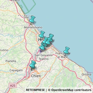 Mappa Via San Donato, 65129 Pescara PE, Italia (4.61667)
