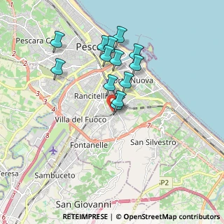 Mappa Via San Donato, 65129 Pescara PE, Italia (1.67692)