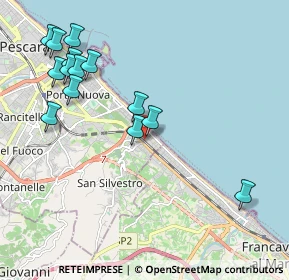 Mappa Via Italo de Sanctis, 65129 Pescara PE, Italia (2.375)